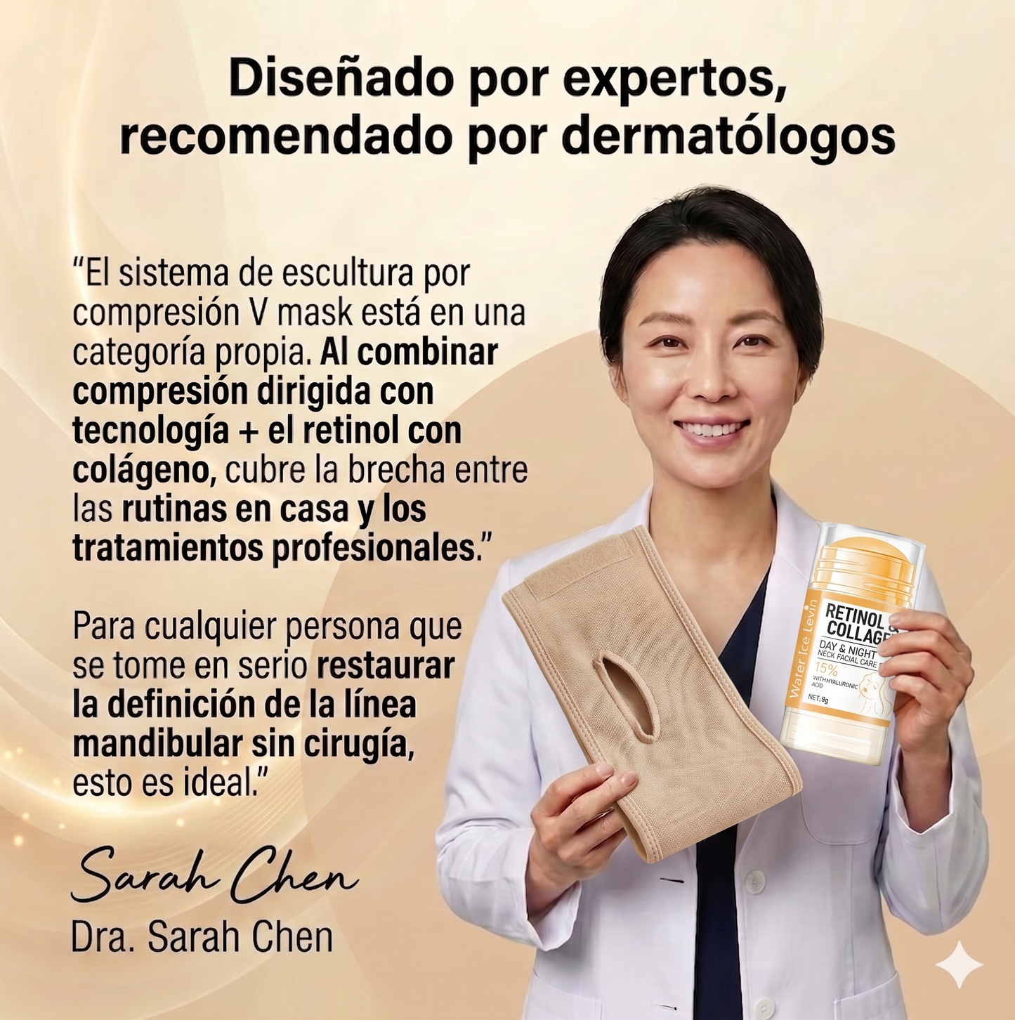 Roll-On Retinol & Colágeno + V-Neck de Regalo