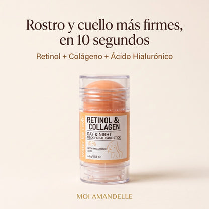 Roll-On Retinol & Colágeno: rostro y cuello más firmes, en 10 segundos