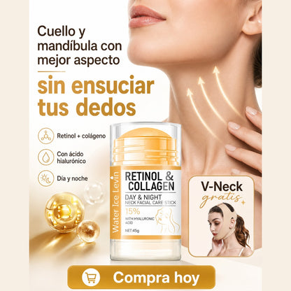 Beneficios e ingredientes: retinol, colágeno y ácido hialurónico, con Máscara V-Neck de regalo
