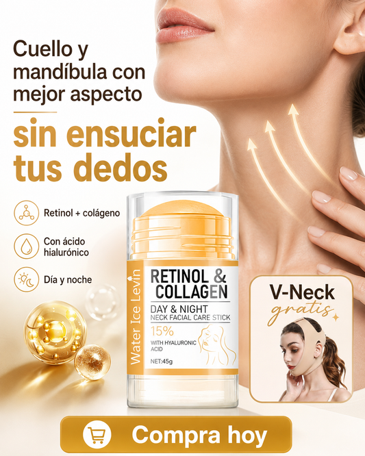 Roll-On Retinol & Colágeno + Mascara V-Neck de Regalo